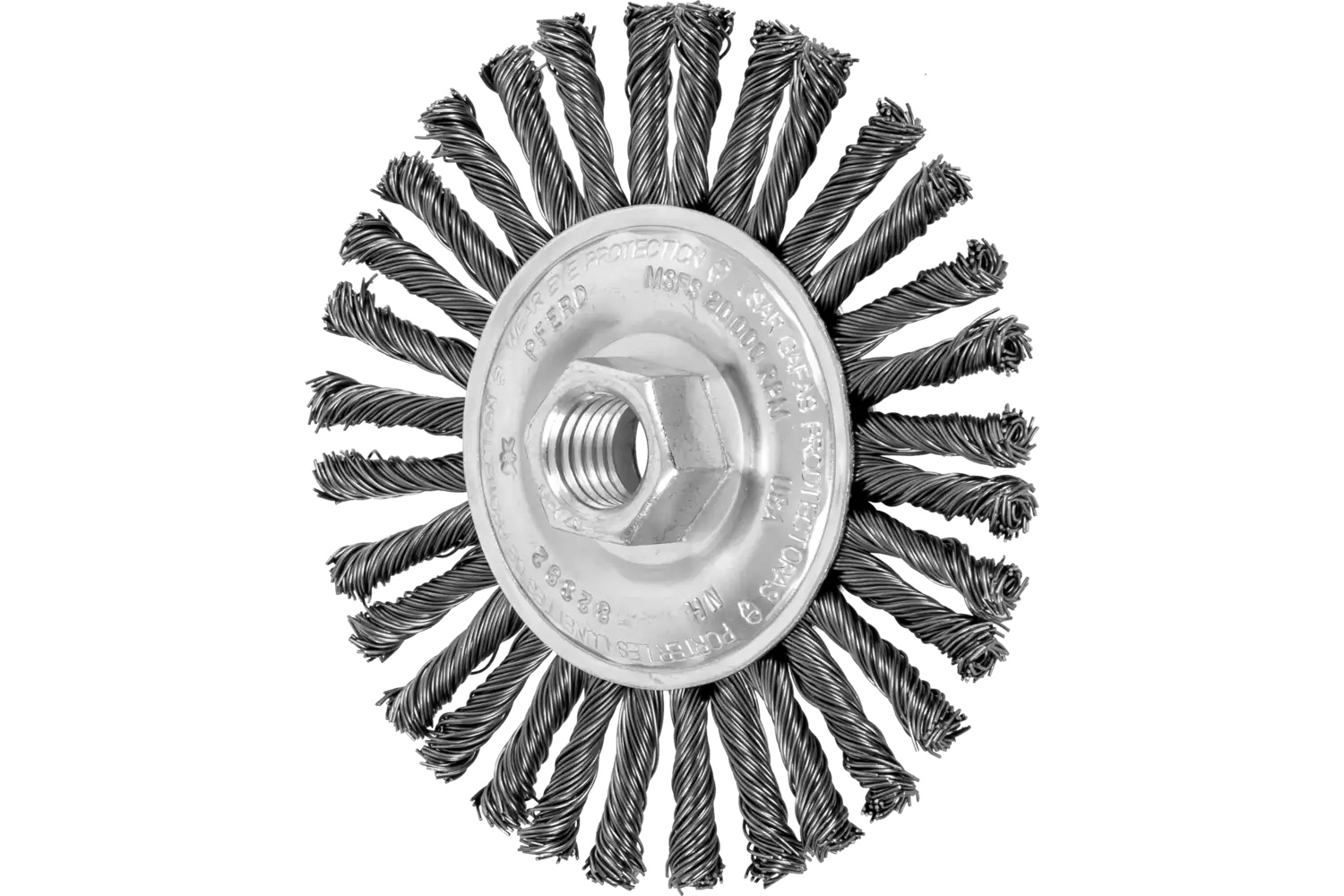 Picture of Pferd Combitwist® Stringer Bead Wheel Brush 4-1/2" Dia .020 Cs 5/8-11" Thread